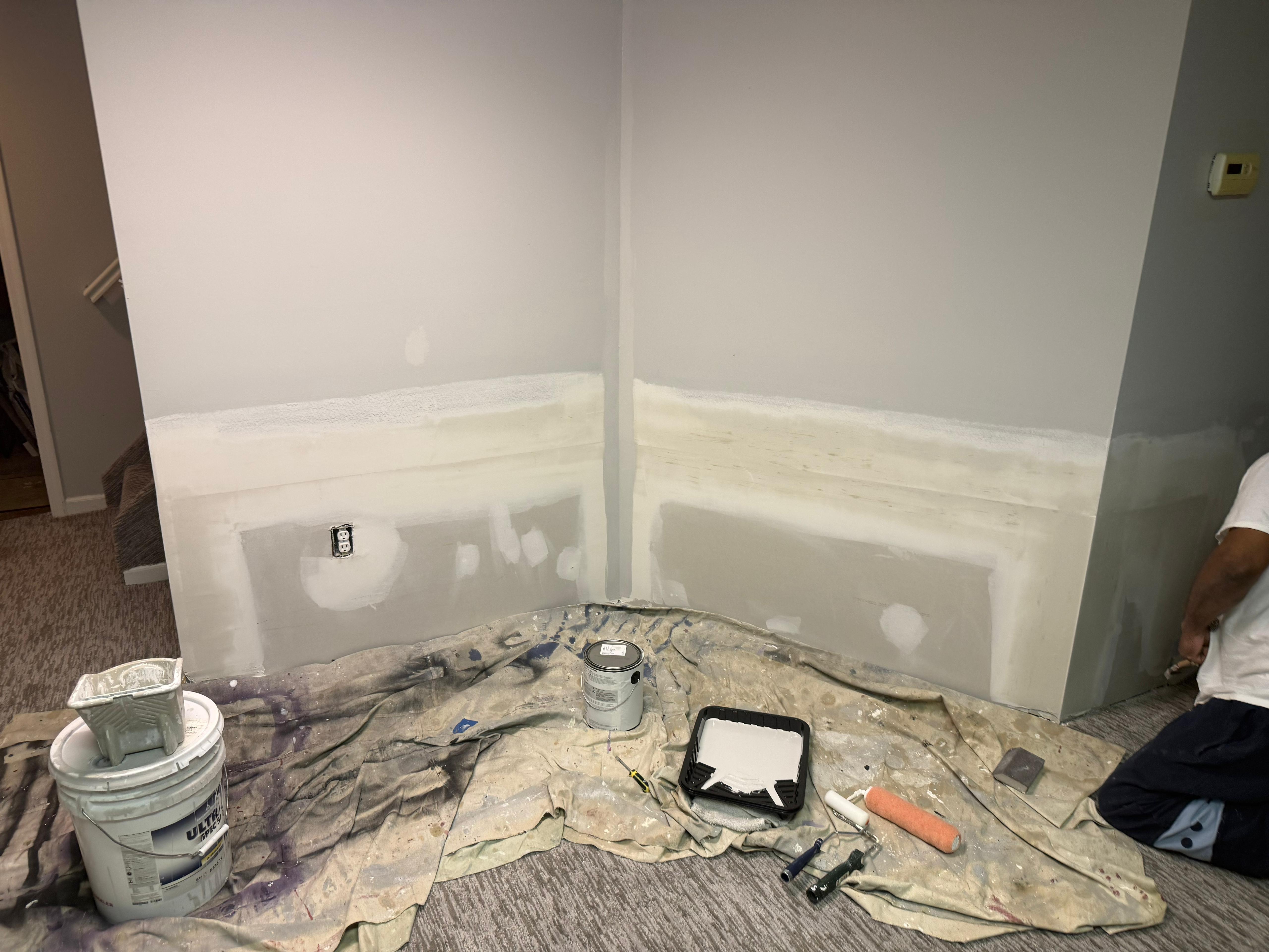 Interior painting and drywall